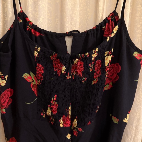 Favorite Daughter Navy and Red Floral Maxi Dress - Picture 5 of 5